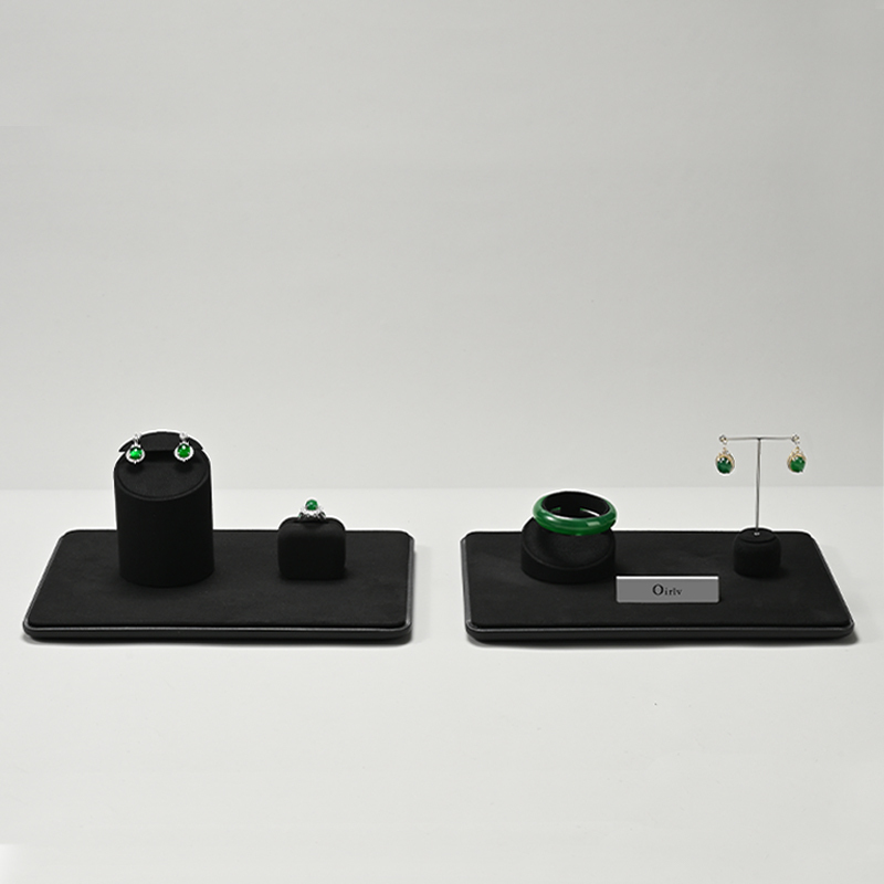 FANXI New arrival leather jewelry display tray
