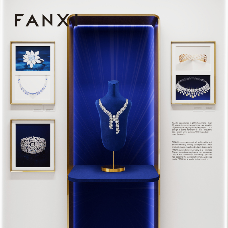 FANXI Factory Microfiber Multi-coloroptiona Jewelry Display