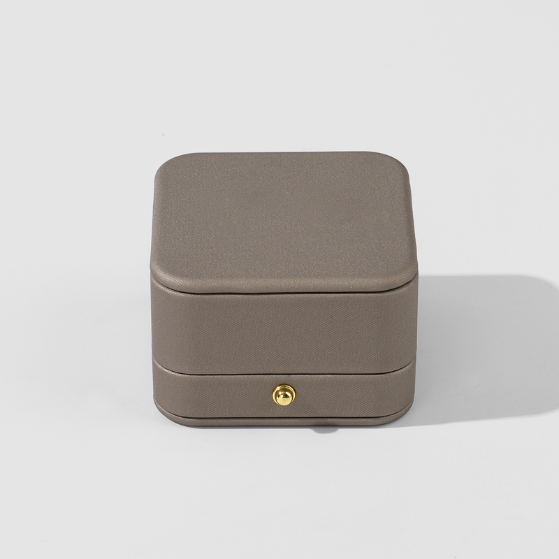 FANXI Custom beige velvet Jewelry box