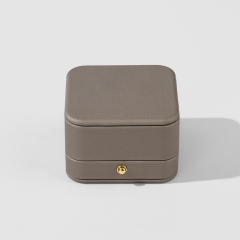 FANXI Custom beige velvet Jewelry box