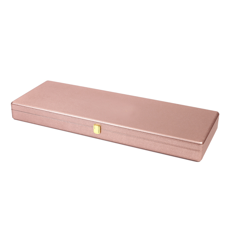 FANXI Custom Pink microfiber leather Jewelry case