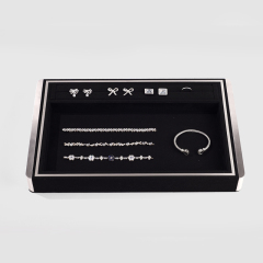 FANXI Custom Black paper suede Jewelry box