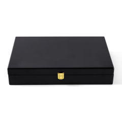 FANXI Custom paino painting velvet Black Jewelry case