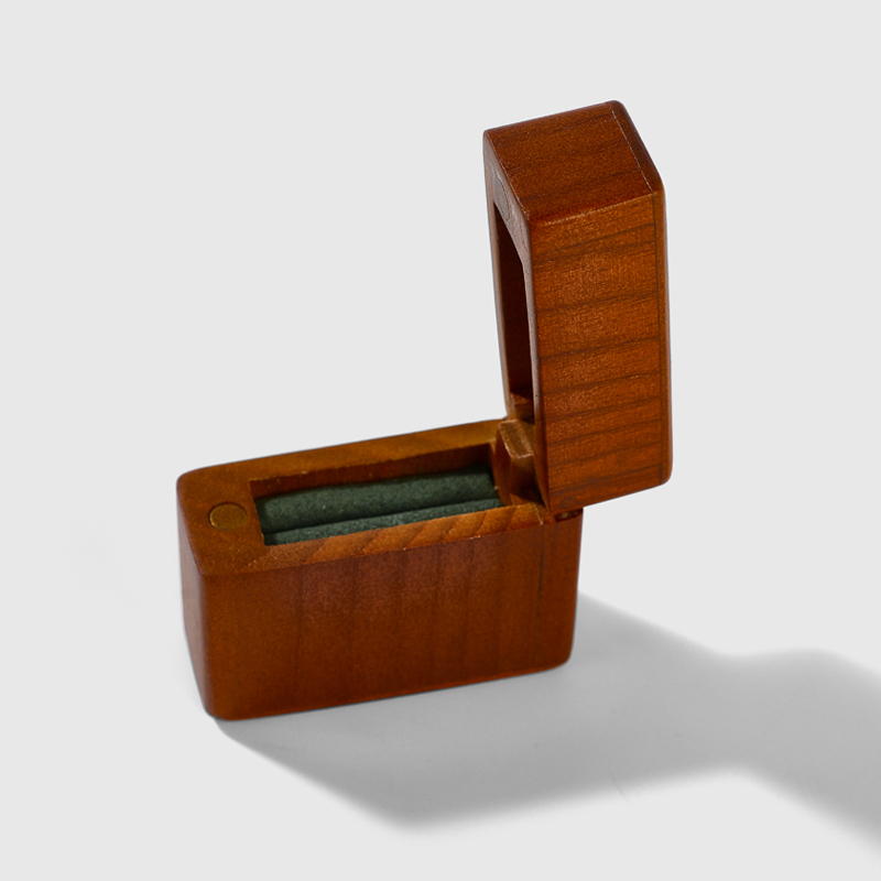 FANXI Custom Wooden microfiber tawny Jewelry box