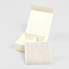FANXI Custom foam velvet cream-coloured Jewelry box