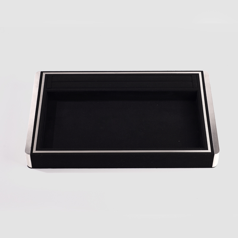 FANXI Custom Black paper suede Jewelry box