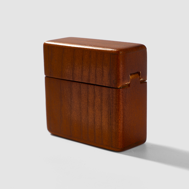 FANXI Custom Wooden microfiber tawny Jewelry box