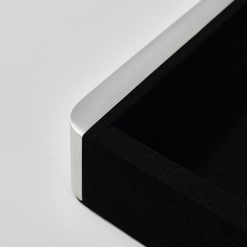 FANXI Custom Microfber Black Jewelry plate