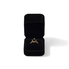 FANXI Custom Velvet Black Ring Box