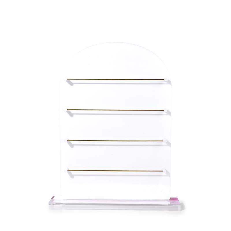 FANXI Custom acrylic metal white earrings display stand