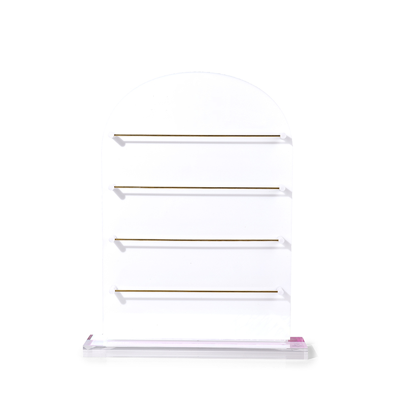 FANXI Custom acrylic metal white earrings display stand