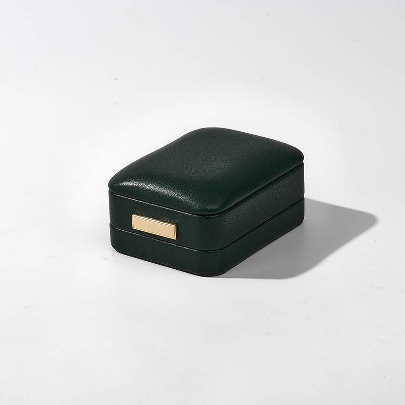 FANXI Custom velvet satin blackish green Pendant box