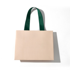 FANXI Custom Beige ribbon handle Jewelry Bag