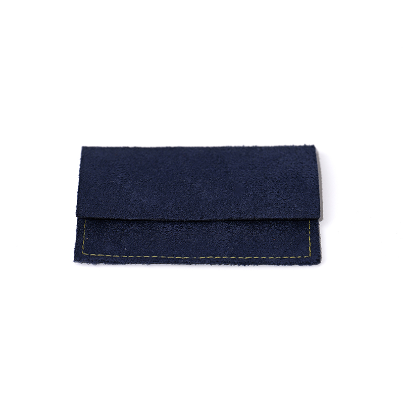 FANXI Custom suede Deep Blue pouch