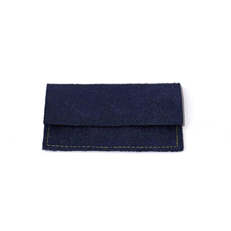 FANXI Custom suede Deep Blue pouch