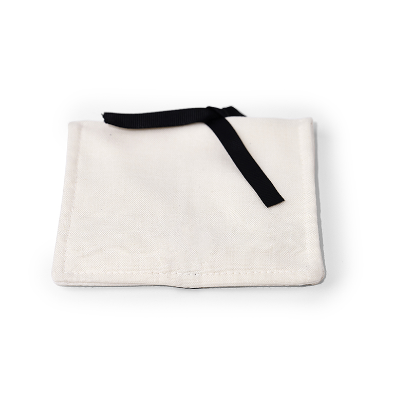 FANXI Custom linen White jewelry pouch