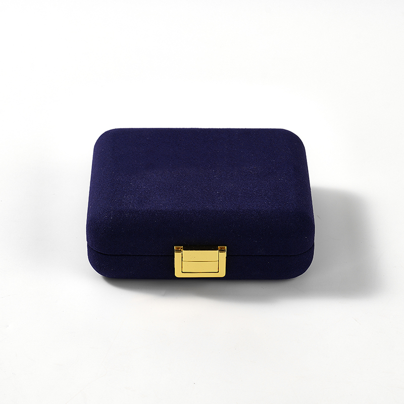 FANXI Custom Microfber silk purple Ring Box