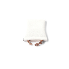 FANXI Custom leatherette paper White pu pouch