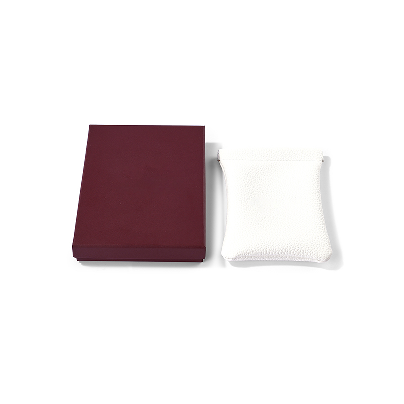 FANXI Custom leatherette paper White pu pouch