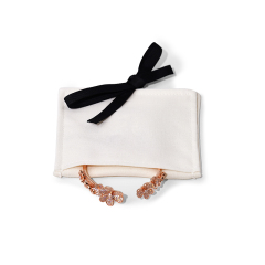 FANXI Custom linen White jewelry pouch