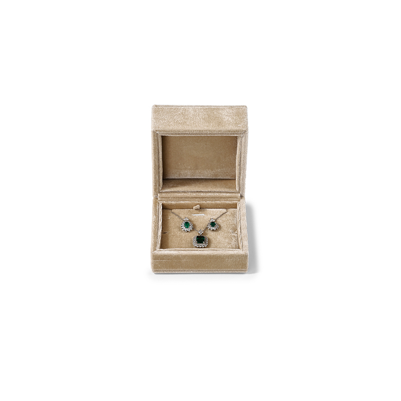 FANXI Custom paper velvet Coffee color Small box set
