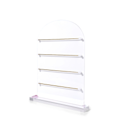 FANXI Custom acrylic metal white earrings display stand