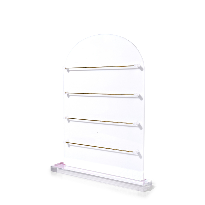 FANXI Custom acrylic metal white earrings display stand