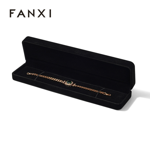 FANXI Custom Velvet Black Bracelet box