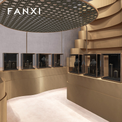 FANXI Luxury Black Baking paint Jewelry display set series