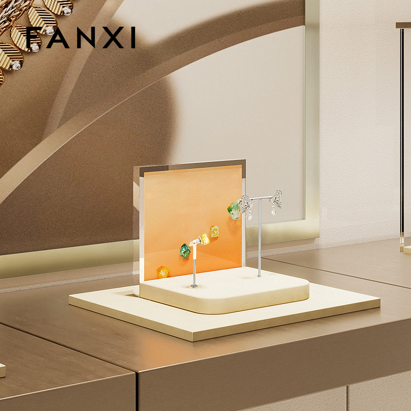 FANXI Hot sale Multi-coloroption metal Jewelry display