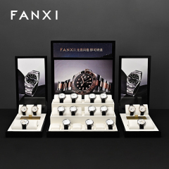 FANXI Fashion glossy finish Black Watch Combination Set Series