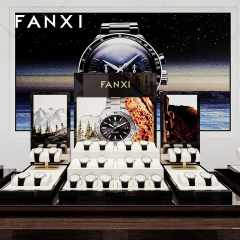 FANXI Fashion glossy finish Black Watch Combination Set Series