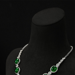 FANXI Luxury microfiber polychrome jewelry bust