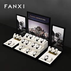 FANXI Fashion glossy finish Black Watch Combination Set Series