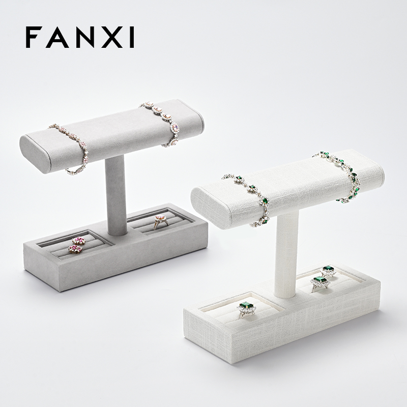FANXI Wholesale Sackcloth Multi-coloroption Jewelry display