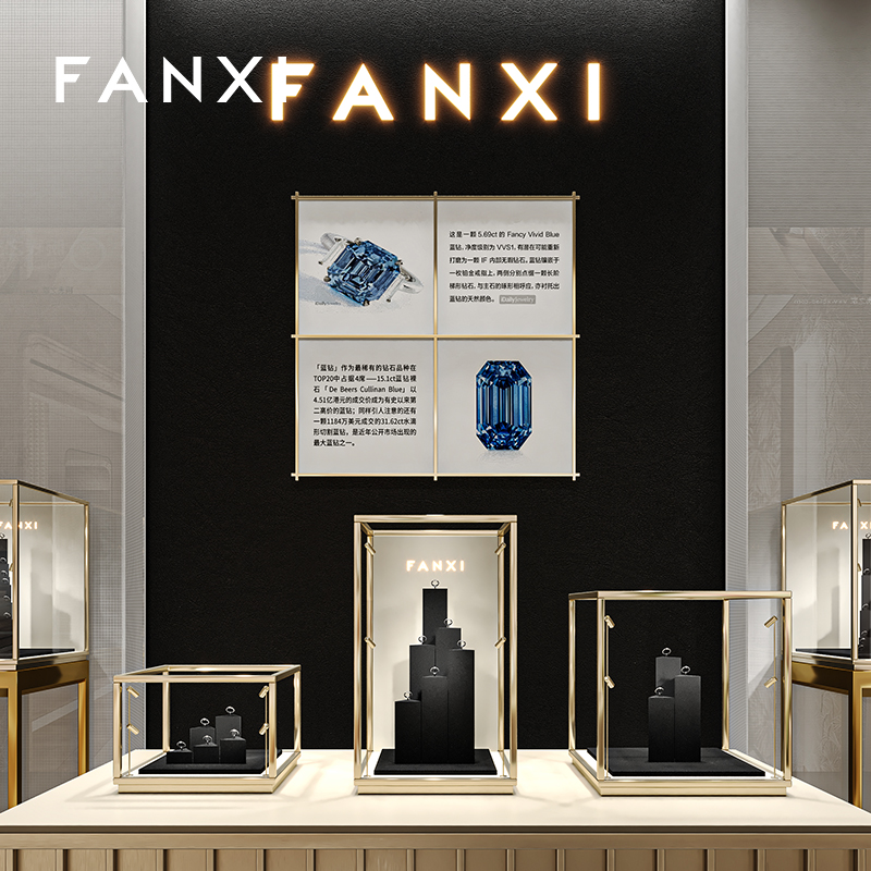 FANXI Custom metal Multi-coloroption Ring holder