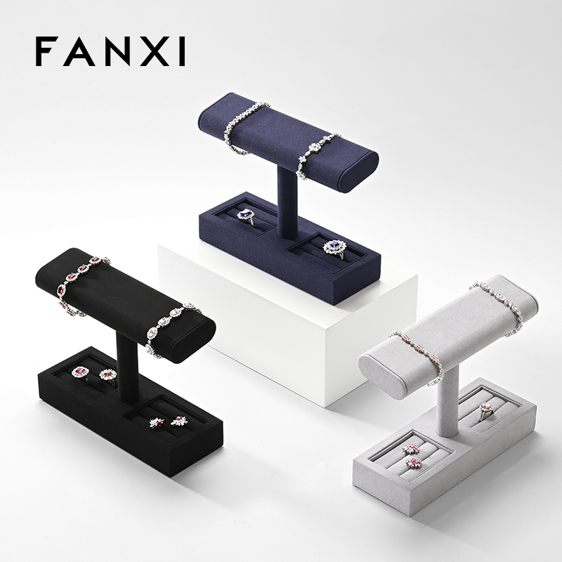 FANXI Wholesale Sackcloth Multi-coloroption Jewelry display