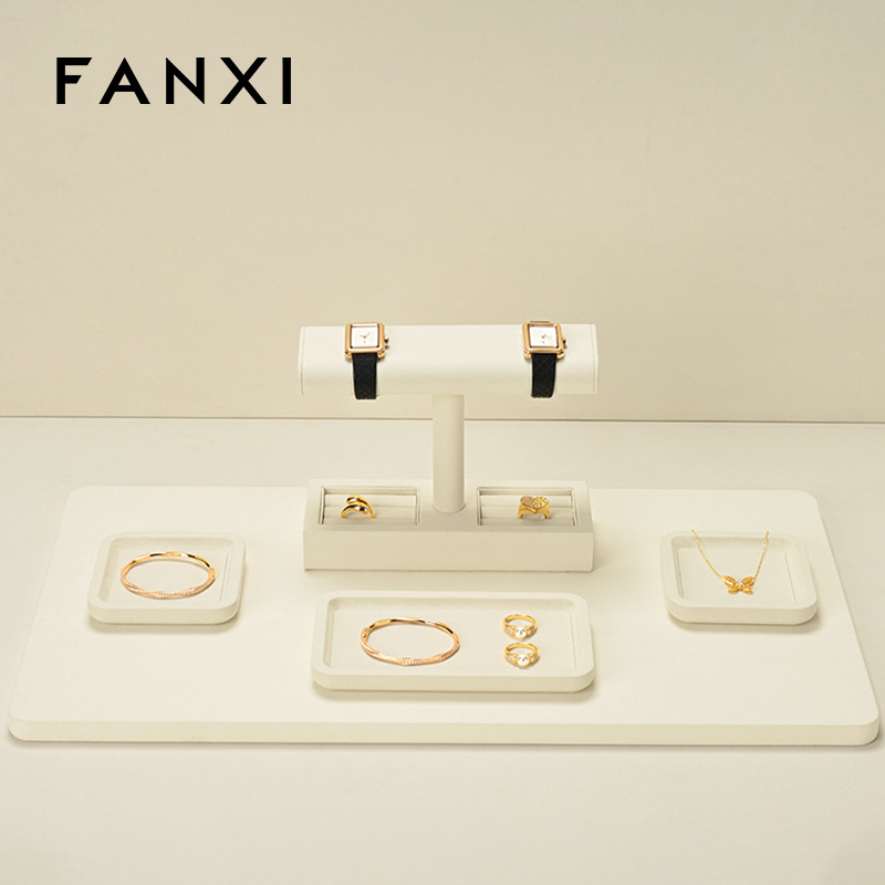 FANXI Wholesale Sackcloth Multi-coloroption Jewelry display