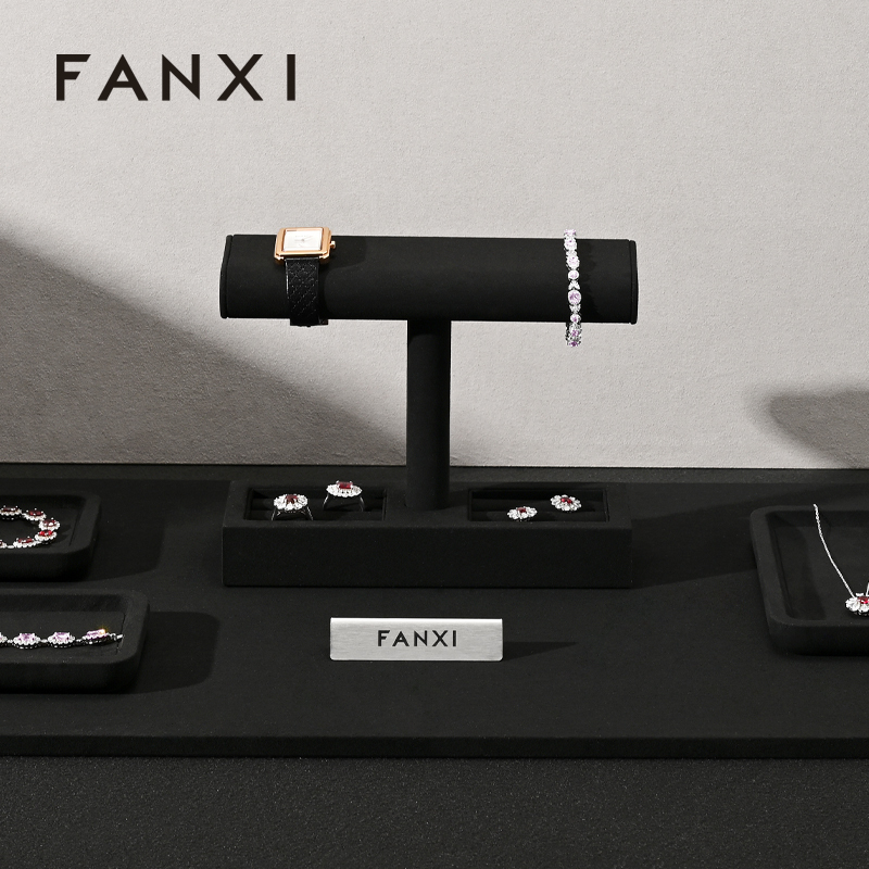 FANXI Wholesale Sackcloth Multi-coloroption Jewelry display
