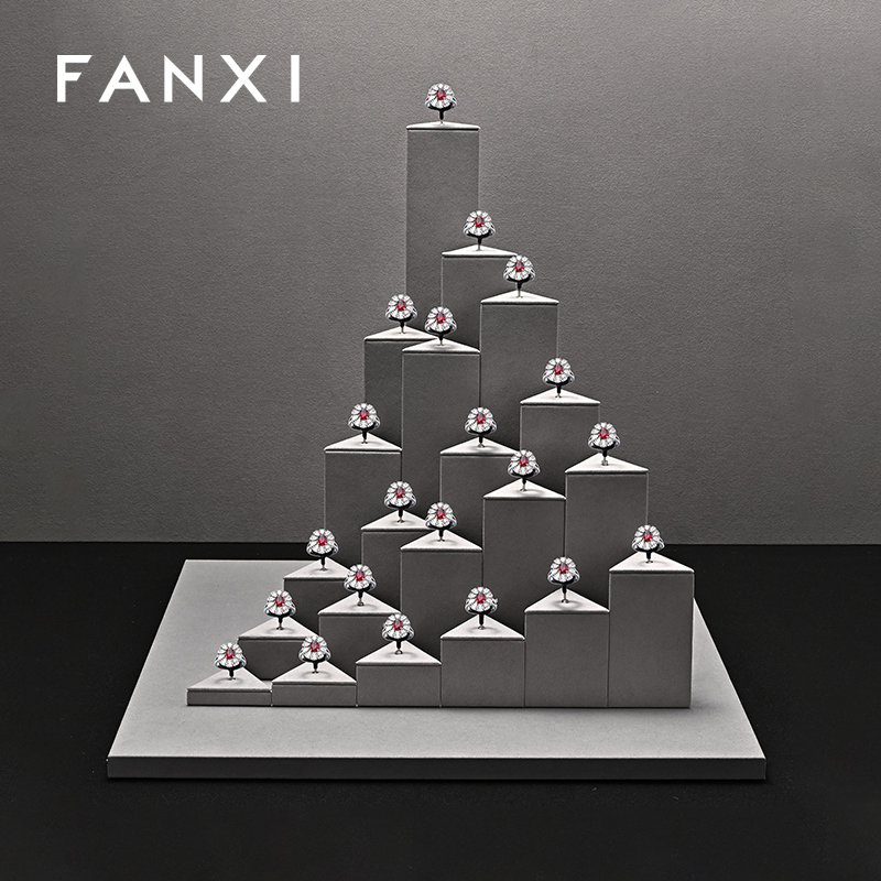 FANXI High quality Grey Metal Ring holder
