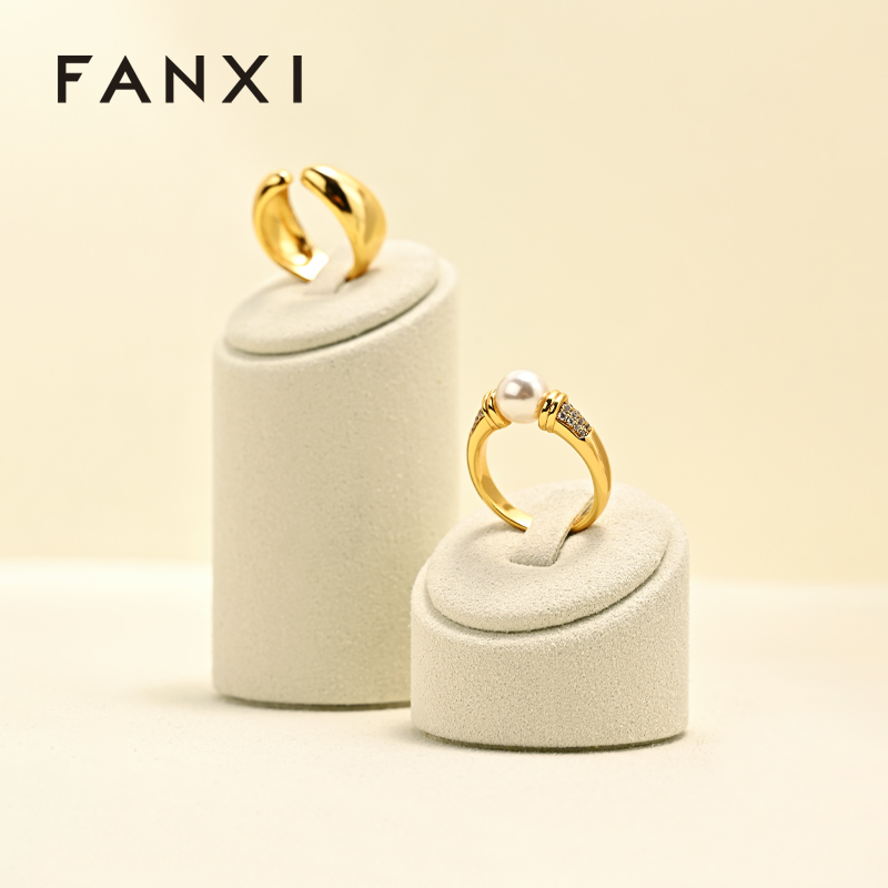FANXI Fashion Multi-color optional Microfiber Jewelry Display
