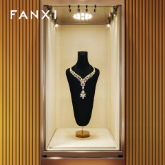 FANXI Luxury Multi-color optional Metal Jewelry Display