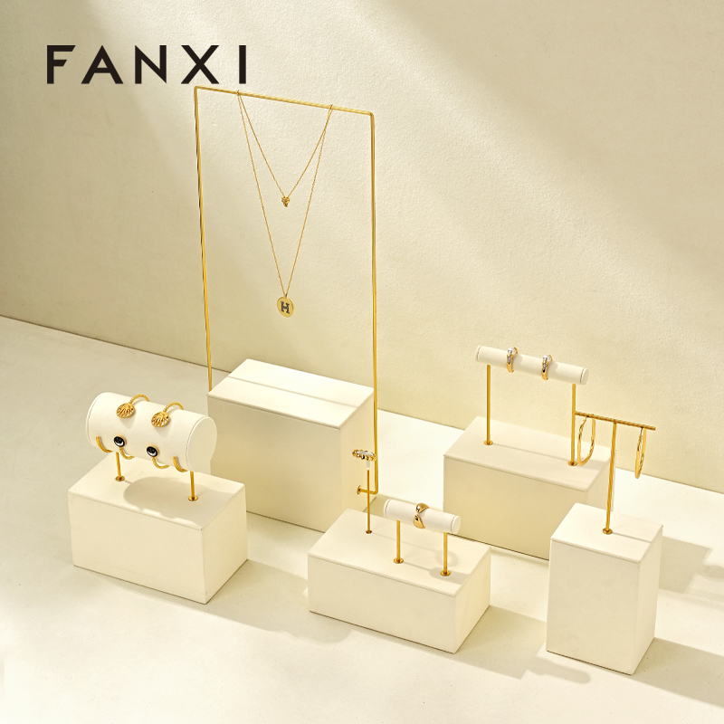 FANXI Wholesale Microfiber rice Jewelry Display