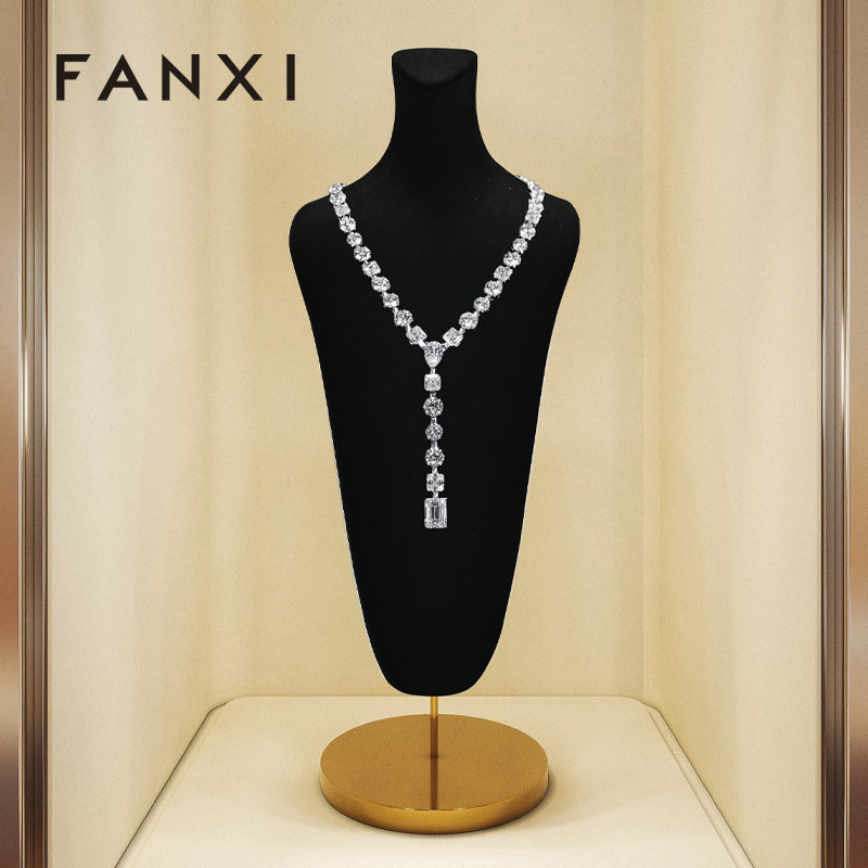 FANXI Luxury Multi-color optional Metal Jewelry Display