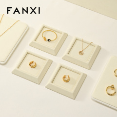 FANXI Wholesale Polychrome Sackcloth Jewelry display tray