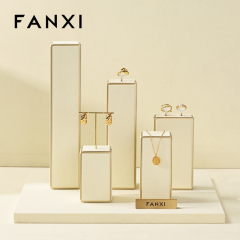 FANXI Wholesale Beige Baking paint Jewelry display set