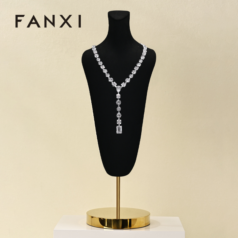 FANXI Luxury Multi-color optional Metal Jewelry Display