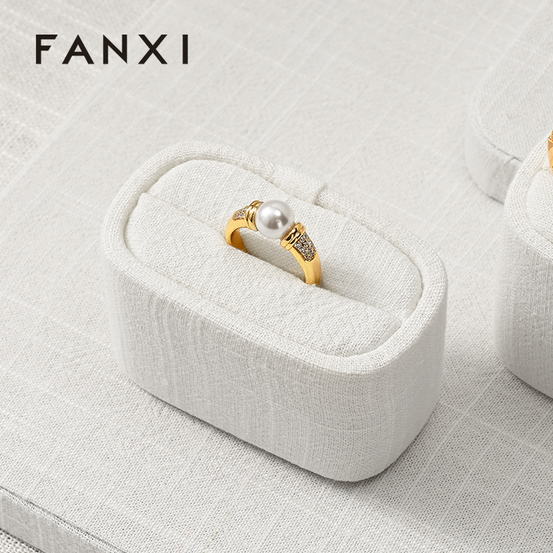 FANXI Wholesale Original color Linen Jewelry Combination Set