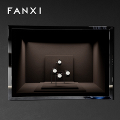 FANXI Fashion Coffee Metal Watch Combination Set Serie