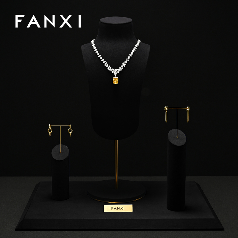 FANXI High end Microfiber Jewelry Display